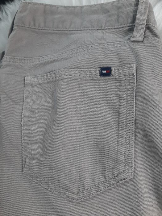 Spodnie jeansy dżinsy proste nogawki do kostek Tommy Hilfiger