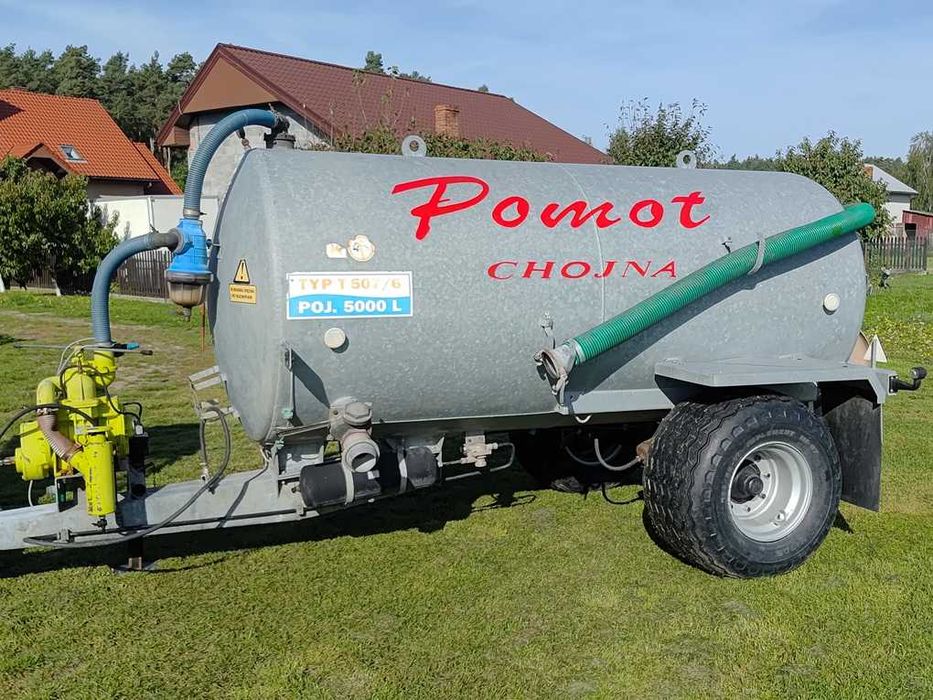 Beczkowóz Pomot Chojna 5000 l stan bdb wóz asenizacyjny beczka