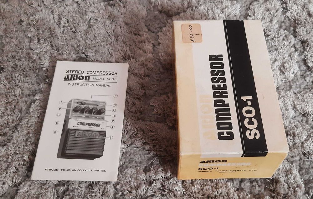 Arion SCO-1 Stereo Compressor pedal para guitarra/baixo