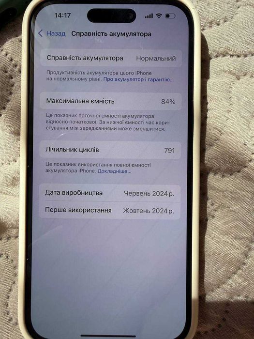 iPhone 15 128Gb чорний