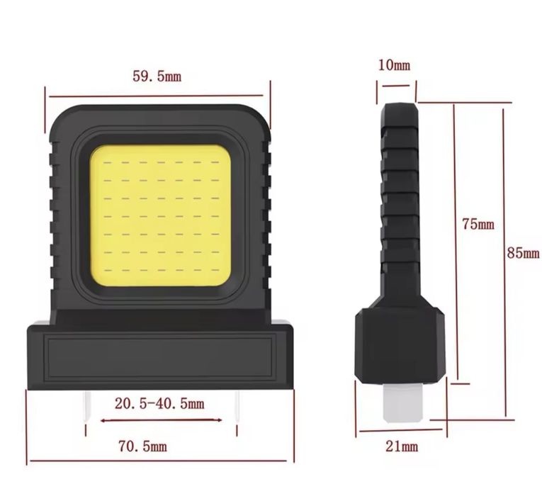 Светодиодный фонарь для аккумуляторных батарей.