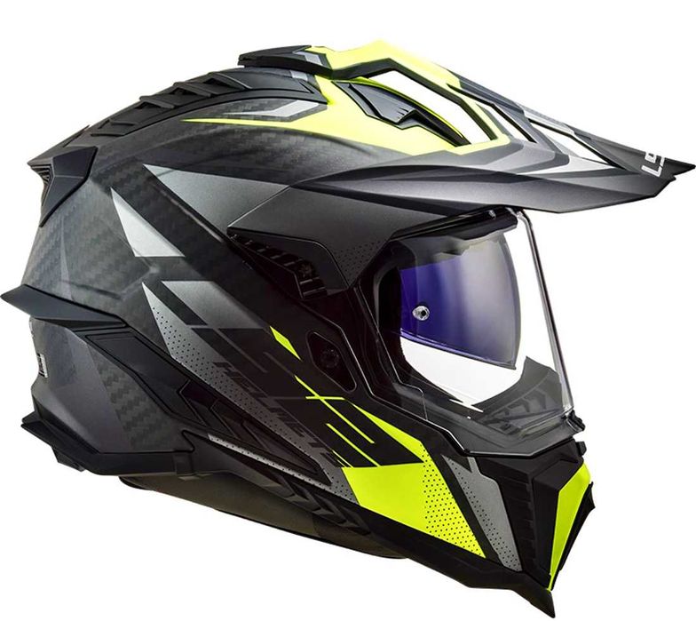 Capacete NOVO LS2 Explorer Carbon Focus Matt (35% DESCONTO) Tam XS