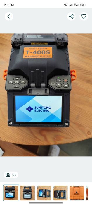 Máquina de fibra Sumitomo T400s