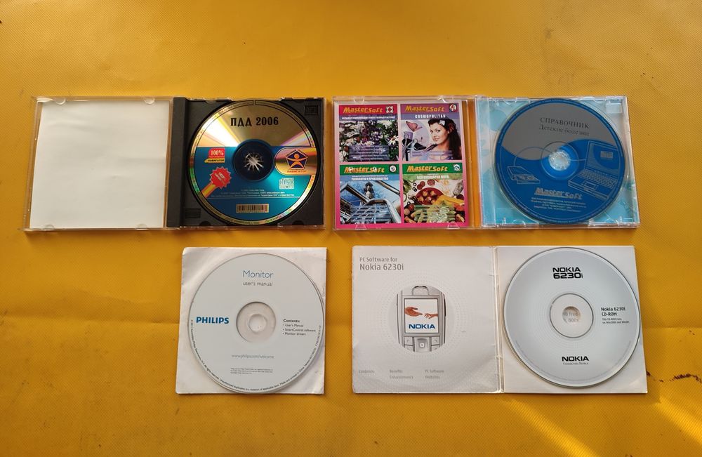 Диски на пк с программами. (Цена 120грн - 4шт.)