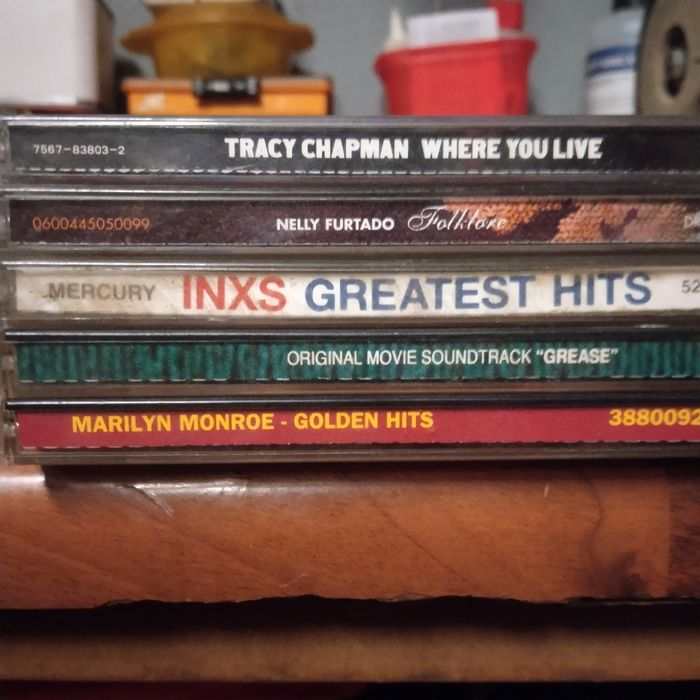 5 płyt CD INXS,Nelly Furtado, Marilyn Monroe,Greace