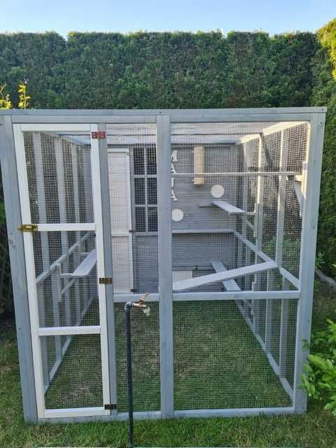 Domek Ogrodowy z wybiegiem dla Kota