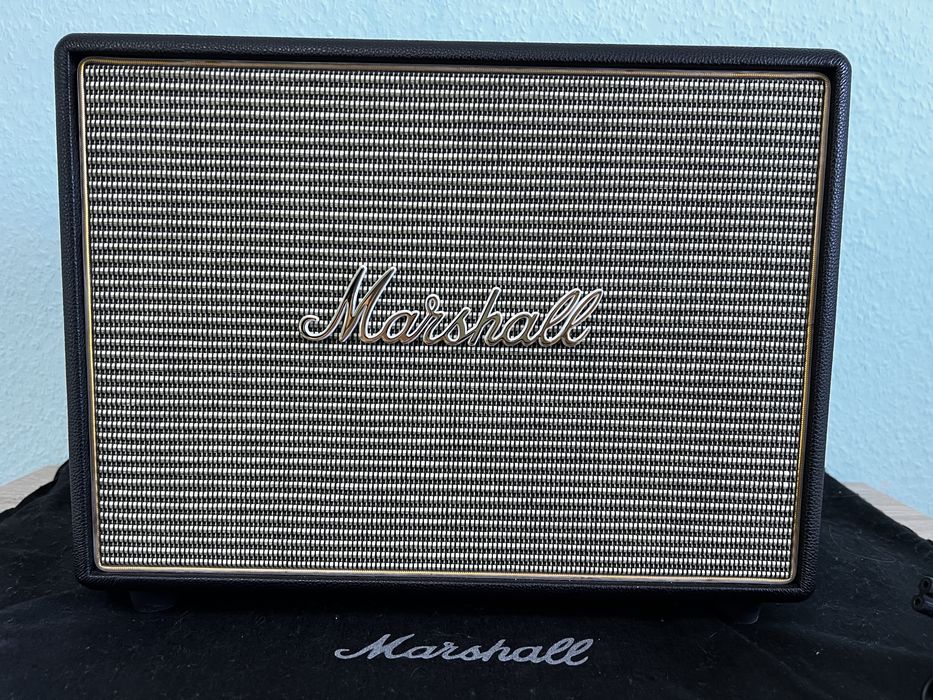 Marshall Woburn – głośnik Bluetooth | Stan bardzo dobry+ | Oryginalny koc Marshall