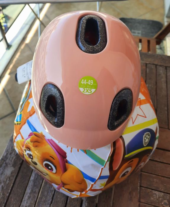 Capacete de bicicleta para menina 44-48 cm Decathlon