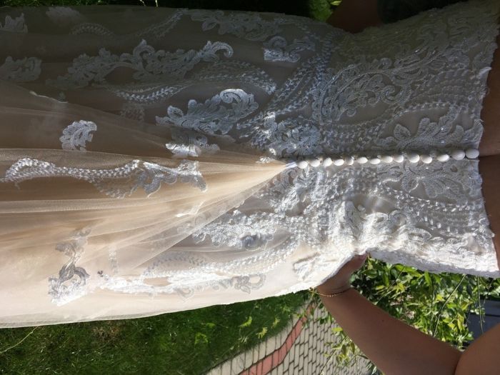 Suknia Ślubna Lillian West przepiękna boho Sand Ivory