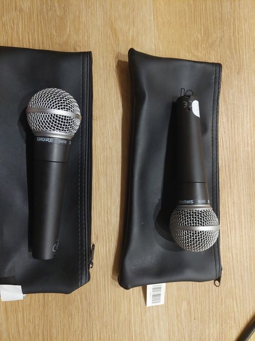 Shure SM58 com Bolsa – Microfone Dinâmico Profissional