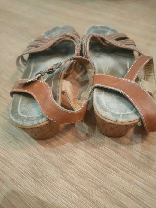 Sandałki, używane, 38