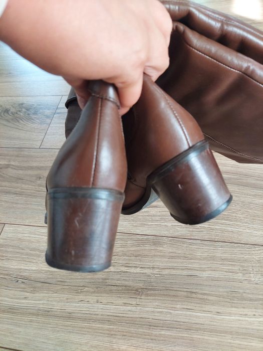 Wojas skórzane kozaki 38
