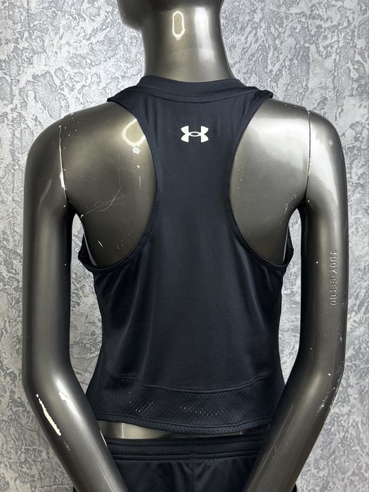 Under Armour Heatgear майка S-M размер женская спортивная черная