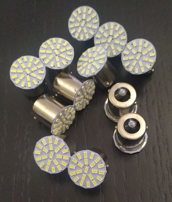 Leds P21W 22 SMD (BA15D e BA15S) canbus