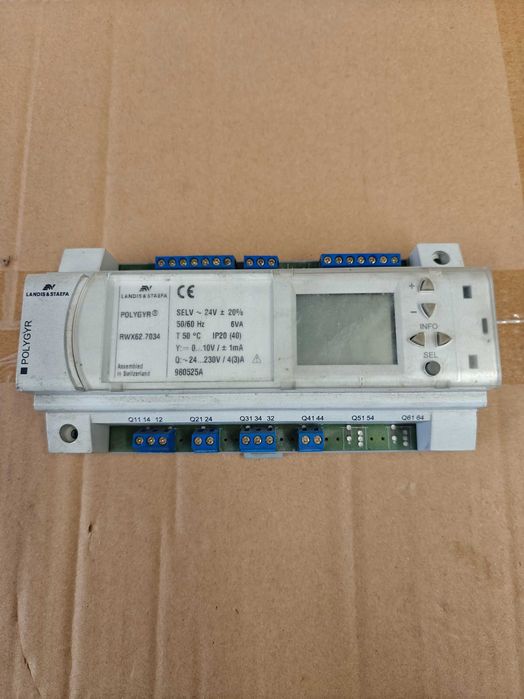 Termostat Landis $ Staefa  /  Siemens     POLYGYR    RWX62.7034