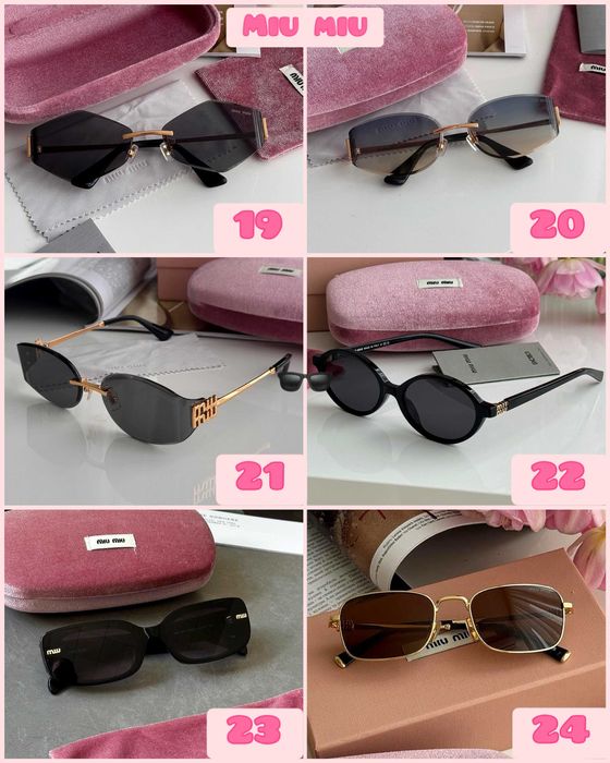 ‼️БЕЗ ПЕРЕДПЛАТИ Окуляри преміум брендів | Cartier | Gucci | Miu Miu‼️