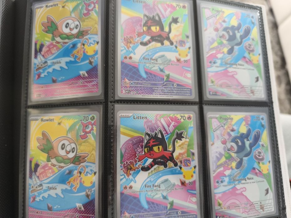 Karty pokemon - first partners ilustration