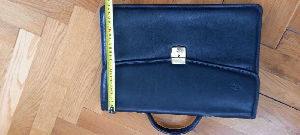 Aktówka z naturalnej skóry