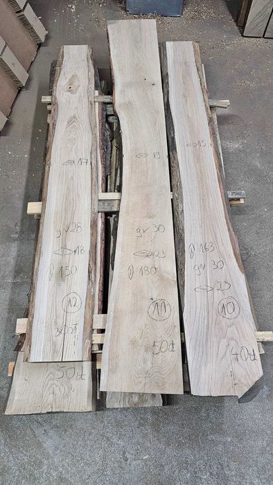 Deski dębowe loft żywica rustykalny