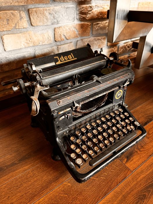 Maszyna do pisania Ideal stara antyk