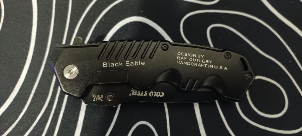 Canivete Cold Steel Black Sable
