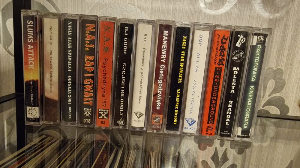 Pakiet kaset-13 sztuk. Pierwsze wydania.