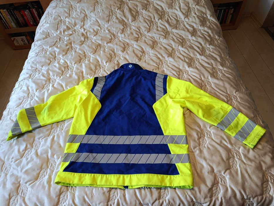 Robocza kurtka softshellowa odblaskowa Engelbert Strauss Motion 24/7 r. 2XL bdb