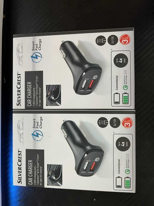 Авто зарядний пристрій та USB кабеля