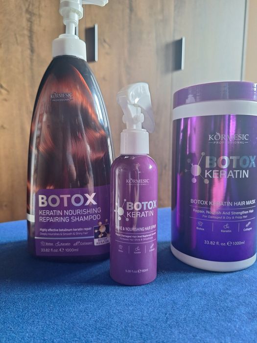 Szampon+maska+spray do włosów (keratin kompleks)