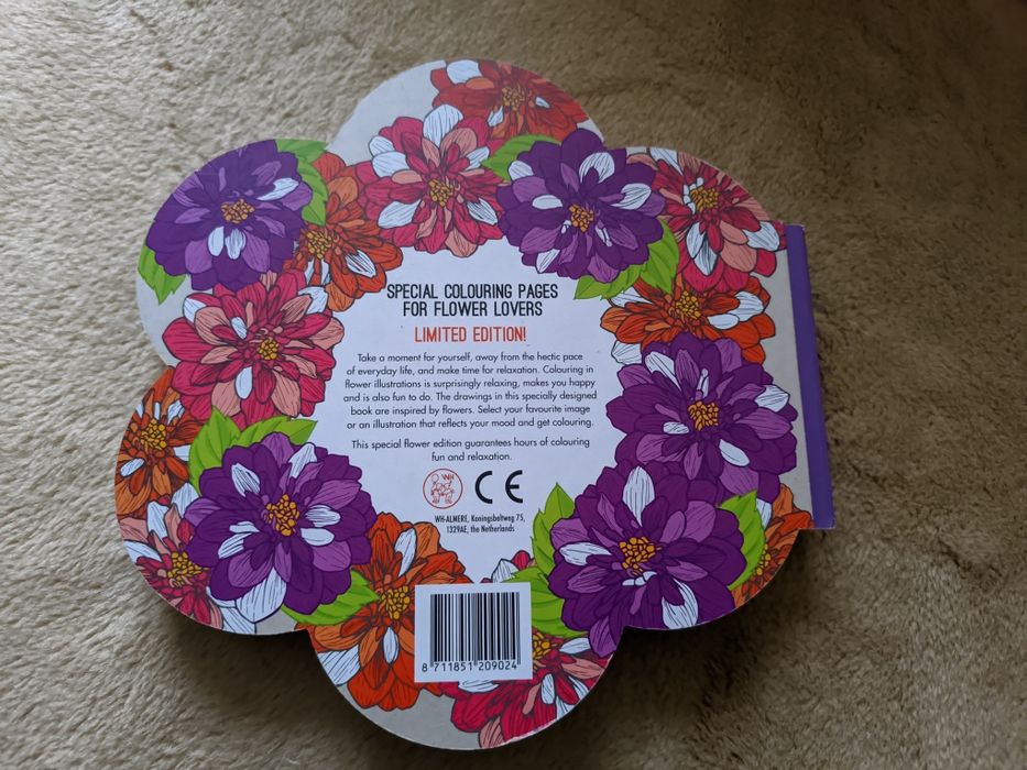 Большая Раскраска антистресс Цветы