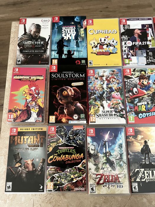 Nintendo switch, revision 2, второго поколения, картридж, контроллер