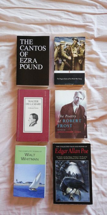 Livros de Poesia - Rimbaud, Pound, Goethe, Ovídio... (portes grátis)