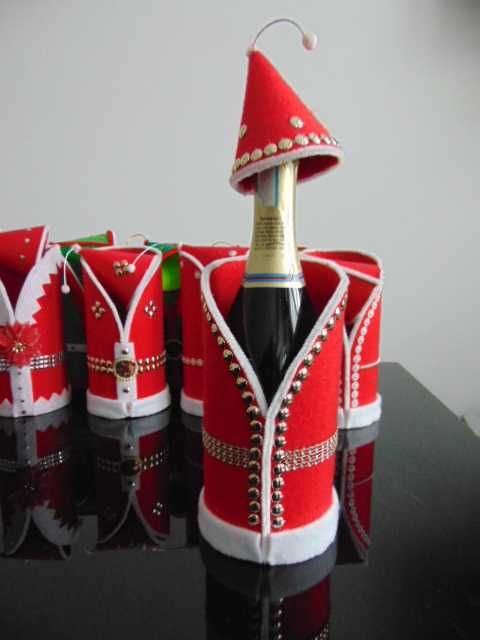 do kolekcji - ozdoba świateczna na butelke - prezent nr 9