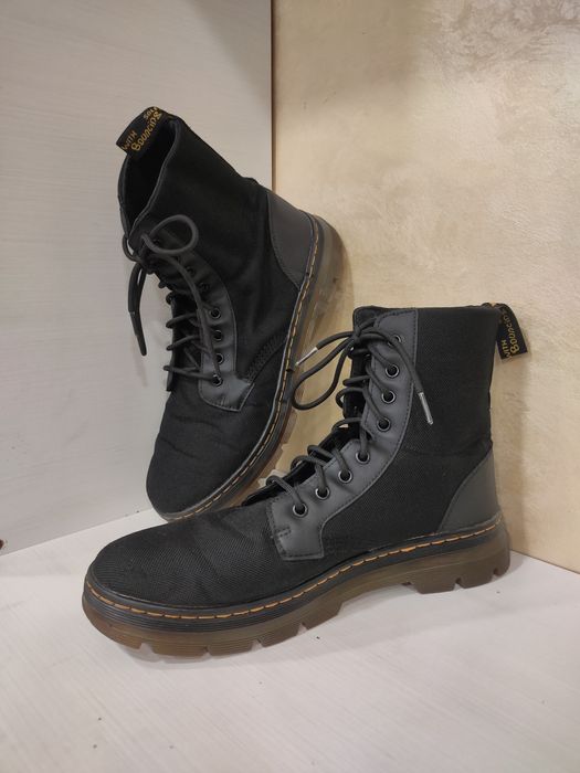 Dr. Martens Combs Tech – Black Nylon Доктор Мартенс
