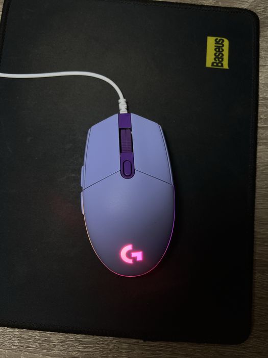 Миша дротова ігрова Logitech G102 Lightsync