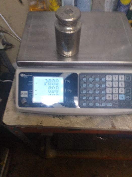 Balança eletrônica pesa máx 30kgcom bateria interna
