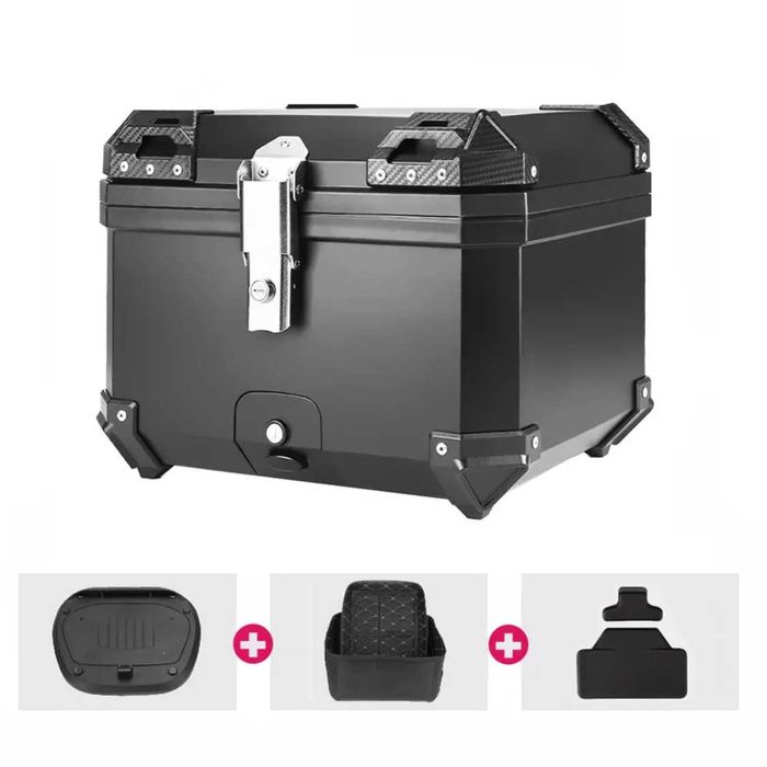 Top case ABS 45 L moto cafe racer