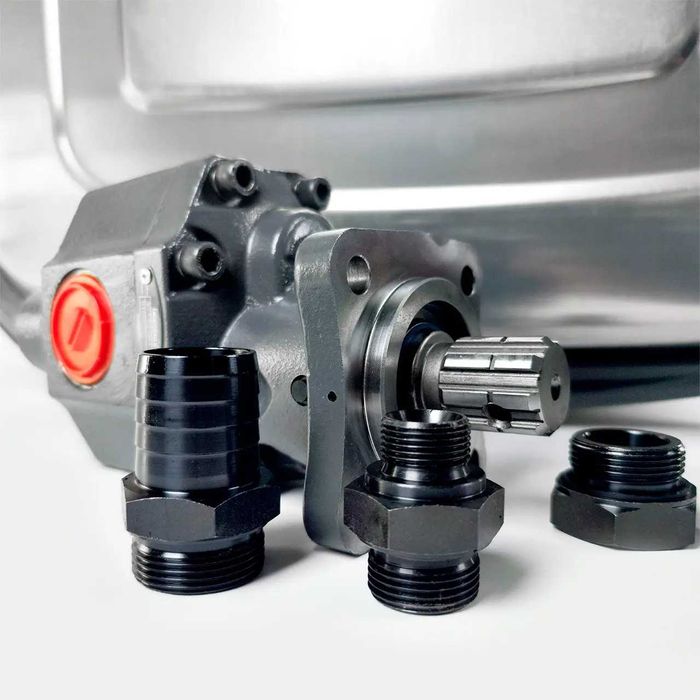 Гидравлика на самосвал MAN, Daf, Iveco КПП ZF, боковой алюминиевый бак