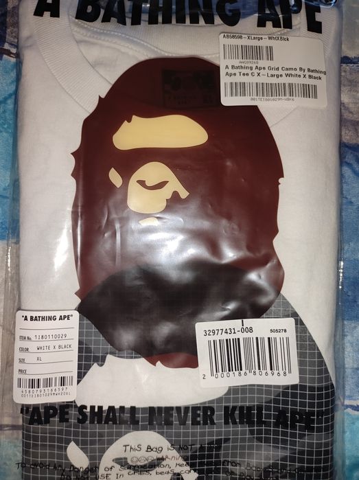 A Bathing Ape "1st Camo College Tee" - Original