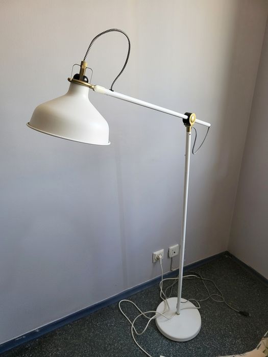 RANARP Ikea lampa podłogowa biała