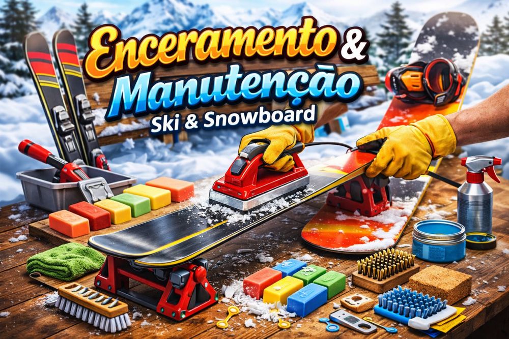 Reparação Manutenção e Enceramento Snowboard e Ski