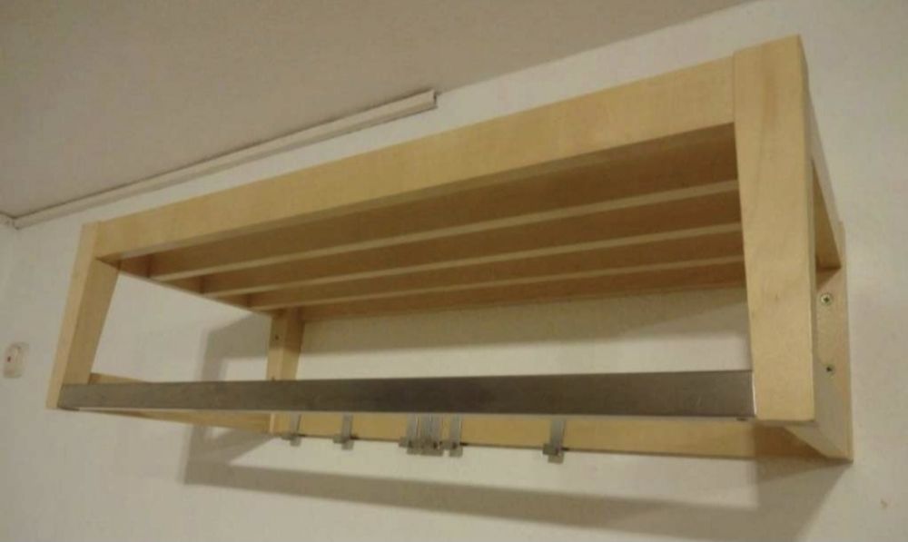 IKEA STÄLL wieszak do przedpokoju brzoza