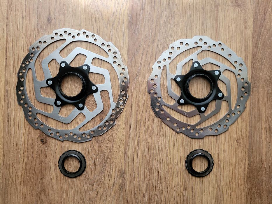 Zestaw 2x tarcza hamulcowa Shimano SM-RT10 180 mm i 160 mm