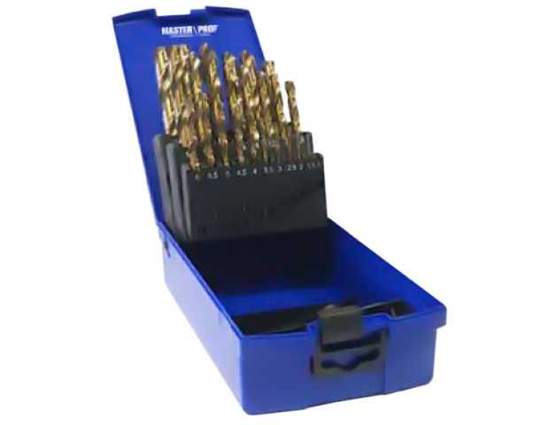 Jogo Brocas HSS-Co 1-13mm 25 Peças | Master Prof MOC02