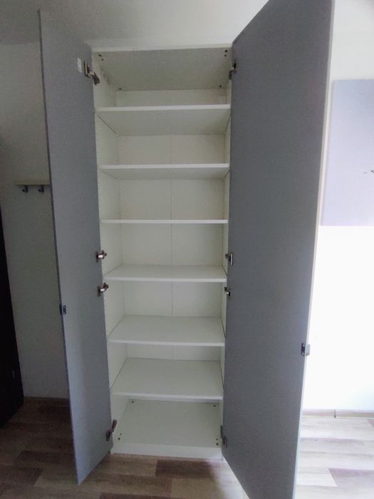 Szafa PAX IKEA biała lustrzane fronty 75x35x236 cm