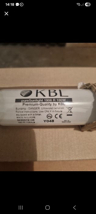 Lampy kbl komplet  solarium 48 sztuk