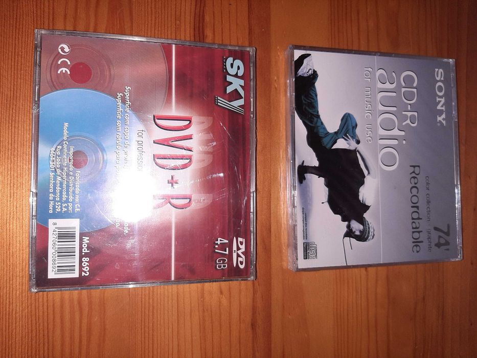 CD-R Da Sony e DVD-R da Sky
