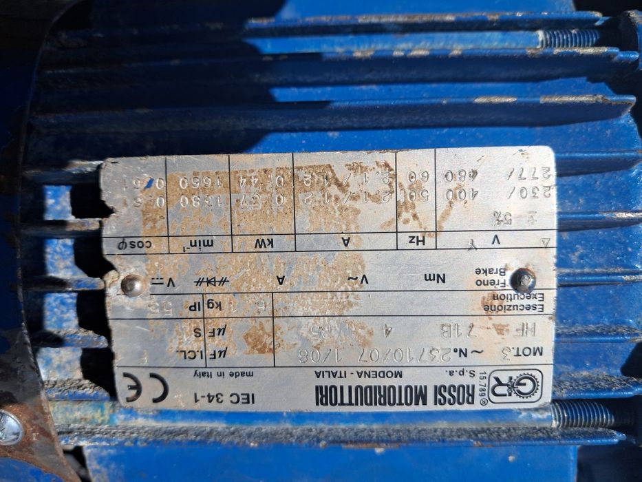 Okazja motoreduktor 0.37kw 70obr