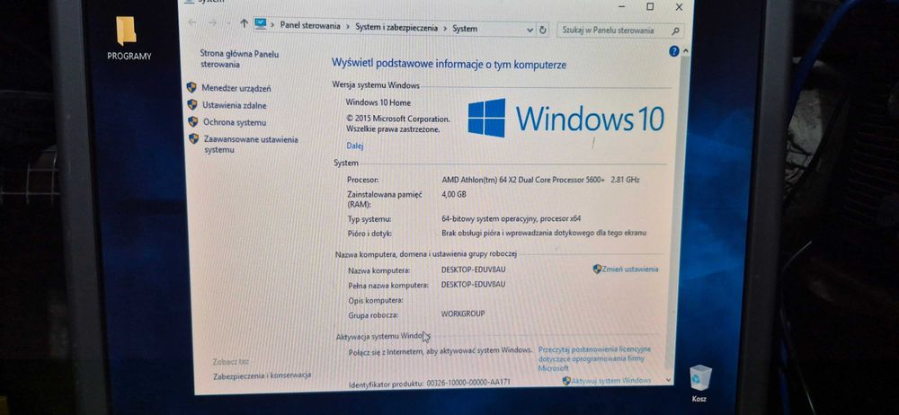 Komputer PC AMD Athlon 64x2 Dual+ 4gb ram +dysk 160gb
