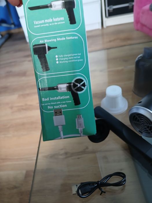 Mały odkurzacz na usb